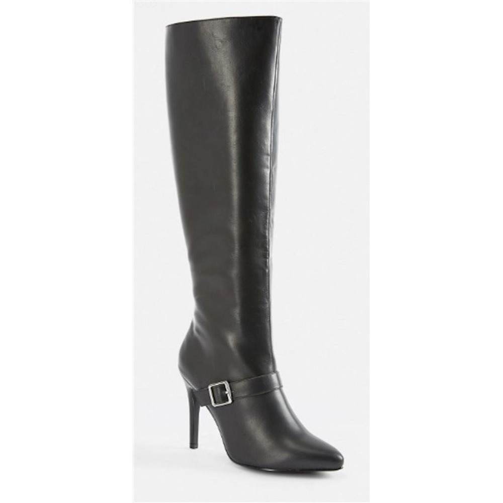 PO JUST FAB 7 Olivia Tall Stiletto Boots Black 125652